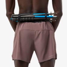 Pantalón running NNormal Race Shorts hombre Albergini soporte bastones
