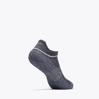 Calcetines invisibles Hoka No Show Run Pack de 3 gris