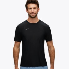 Camiseta M/corta Hoka Airolite Run hombre Black