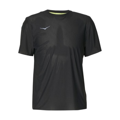 Camiseta M/corta Hoka Airolite Run hombre Black