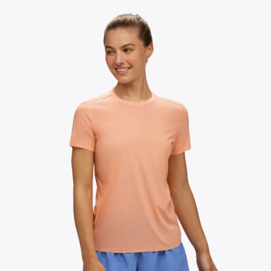 Camiseta Manga corta Hoka Airolite Run mujer Papaya