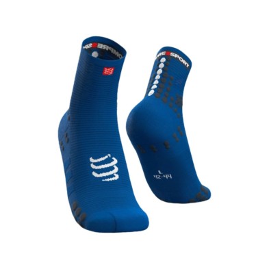 calcetines Pro Racing V3 Run High de Compressport azul