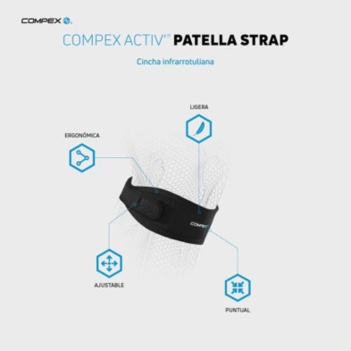Cinta rotuliana Compex Activ Patella Strap características