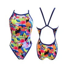 Bañador de natación Turbo Delta Revolution mujer pájaros