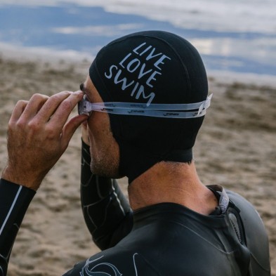 Gorro Neopreno Buddyswim Trilaminate Warmth 2.5mm Black Live Love Swim
