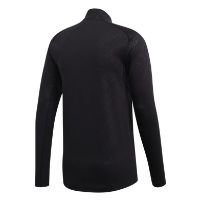 Camiseta manga larga Adidas Terrex Tracero 1/2 hombre negra long sleeve