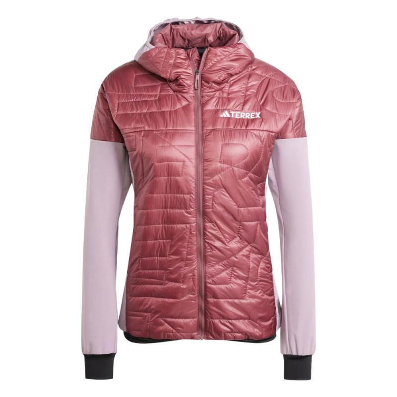Chaqueta Adidas Terrex Xperior Varilite Hybrid Primaloft mujer Preloved Fig/Burgundy