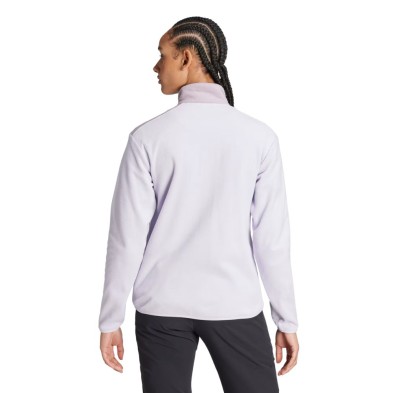 Chaqueta Adidas Terrex Multi Fleece mujer lila tejido forro polar