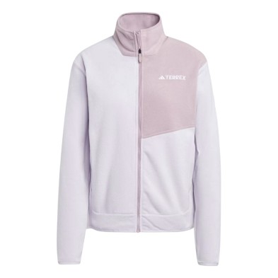 Chaqueta Adidas Terrex Multi Fleece mujer Silver Dawn/Preloved Fig