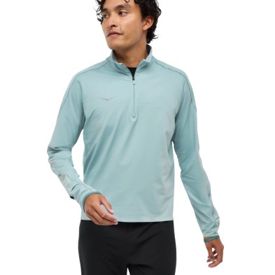 Camiseta hoka M/larga GlideTech Quarter Zip hombre Druzy