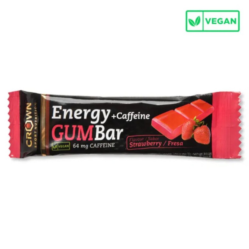 Barrita Energy Gum Bar Fresa Crown Nutrition