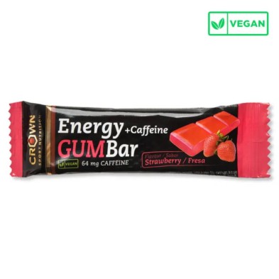 Barrita Energy Gum Bar Fresa Crown Nutrition