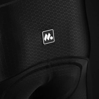 Culote corto Mobel S-Pro hombre Negro detalle logo y costuras