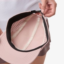 Gorra running Nnormal Race Cap Dusty Pink interior