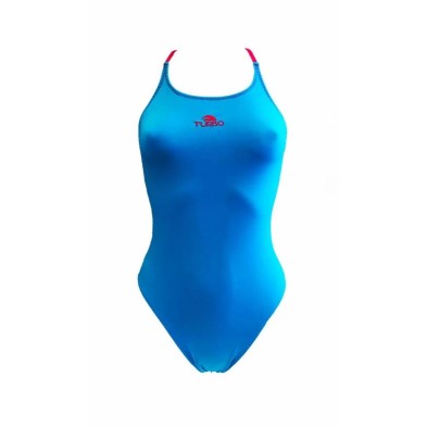 Bañador de natación Turbo Comfort Cross mujer Celeste