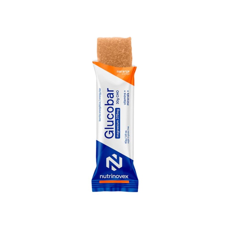 Barrita Nutrinovex Glucobar Naranja con Magnesio