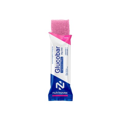 Barrita Nutrinovex Glucobar Fresa con Magnesio