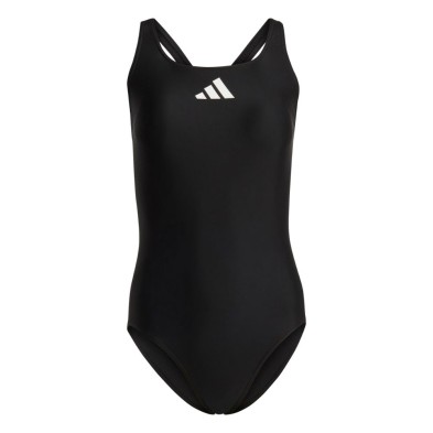 Bañador de natación Adidas 3 Bar Logo mujer Black/White