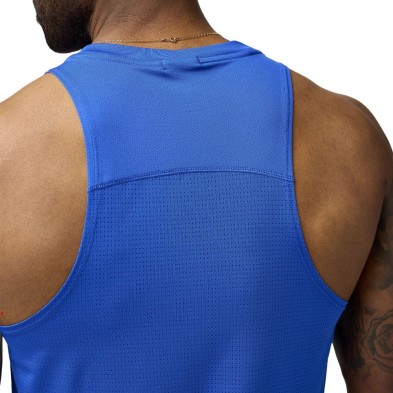 Camiseta tirantes Brooks Atmosphere Singlet 3.0 hombre Neo Blue detalle tejido