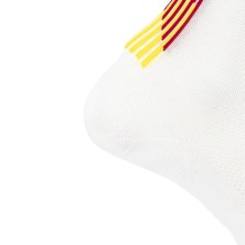 Calcetines Salomon Pulse Race Flag Crew unisex White detalle talón