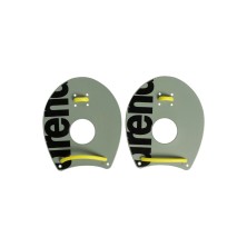 Palas de natación Arena New Elite Hand Paddle 2 Sage/Artic Lime par