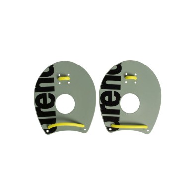 Palas de natación Arena New Elite Hand Paddle 2 Sage/Artic Lime par