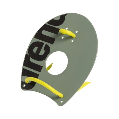 Palas de natación Arena New Elite Hand Paddle 2 Sage/Artic Lime