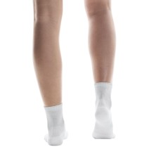 Calcetines On Running Performance Run Sock Mid blanco talones