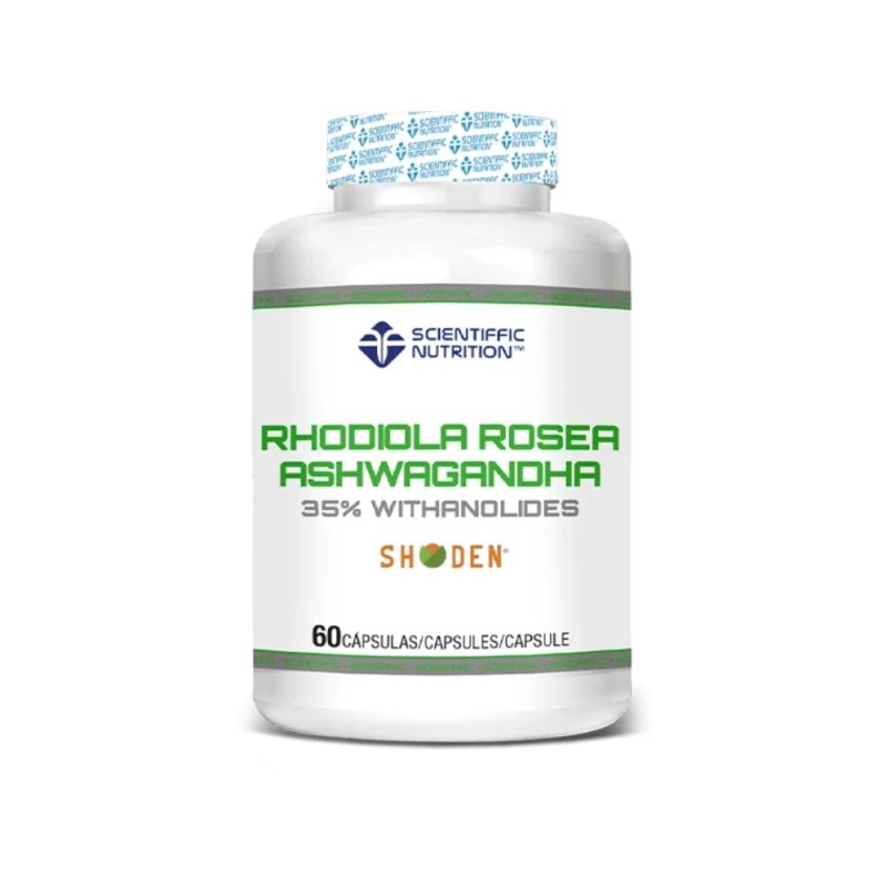 Scientiffic Nutrition Rhodiola Rosea y Ashwagandha 60 cápsulas