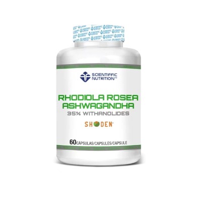 Scientiffic Nutrition Rhodiola Rosea y Ashwagandha 60 cápsulas