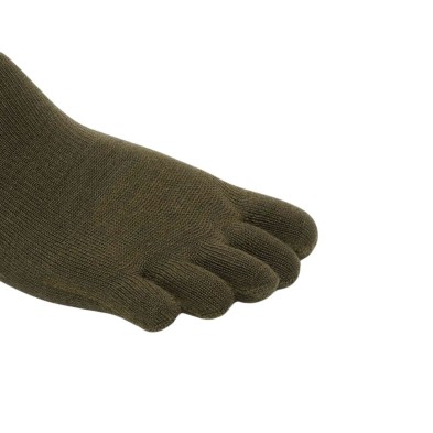Calcetines Vibram cinco dedos Sock Crew verde militar