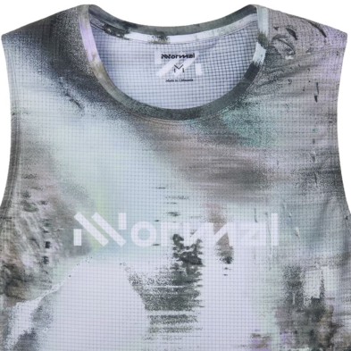 Camiseta sin mangas NNormal Race Tank hombre Nature AI Print detalle tejido