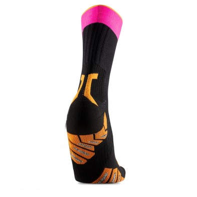 Calcetines X-Bionic X-Socks Terraskin Trailrun Expert Crew negro rosa fucsia naranja