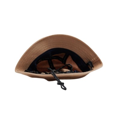 Gorro 5 paneles Vaga Whased Cotton Bucket Hat marrón azul marino