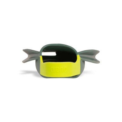 Aletas natación Arena Powerfin Pro II Sage / Artic Lime talón