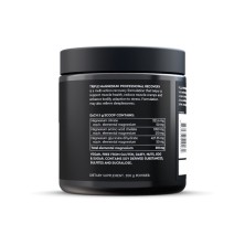 Bote Pillar Performance Triple Magnesium Professional Recovery 200g Frutos del Bosque tabla nutricional