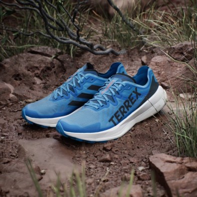 Zapatillas Adidas Terrex Agravic Speed Pulse Blue/ Core Black /Semi Impact Orange par