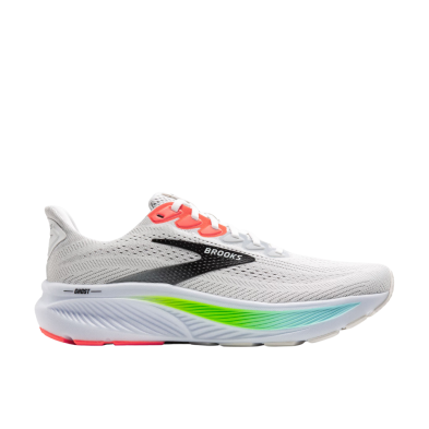 Zapatillas Ghost 17 hombre Brooks blanco verde