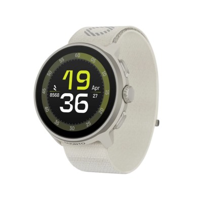 Reloj Deportivo GPS para corredores Suunto Run gris escarcha con correa textil