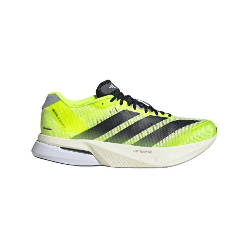 Zapatillas Adidas Adizero Boston 13 Hombre Lucid Lemon/ Core Black/ Halo Silver