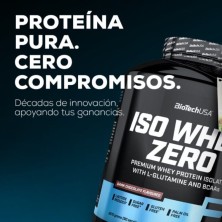 Biotech Iso Whey Zero Lactose Reduced proteína en polvo 908gr. chocolate proteina pura