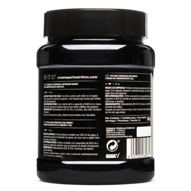 Energy drink Crown Sport Nutrition Hyperdrink 45 neutro 846 grs modo de empleo