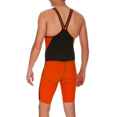 Tritraje Arena Powerskin Carbon Pro hombre naranja compresión inteligente