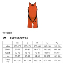 Tritraje Arena Powerskin Carbon Pro hombre Orange/ Black