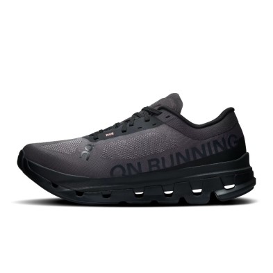 Zapatillas On running Cloudflow 5 Hombre Black/ Black perfecta para entrenar intervalos
