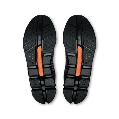 Zapatillas On running Cloudflow 5 Hombre negro suelas de caucho