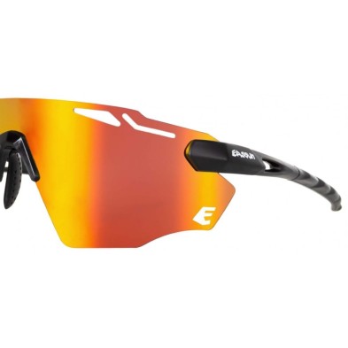 Gafas Eassun Fartlek montura negro mate y lentes rojo revo