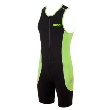 Tritraje Arena Powerskin Trisuit ST Front Zip Black/ Pea Green