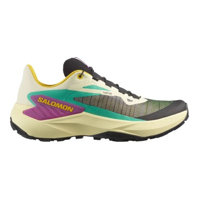 Zapatillas Salomon Genesis hombre amarillo, negro, verde, morado