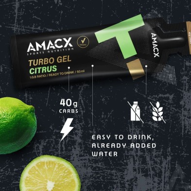 Gel energético Amacx Turbo Gel Citrícos